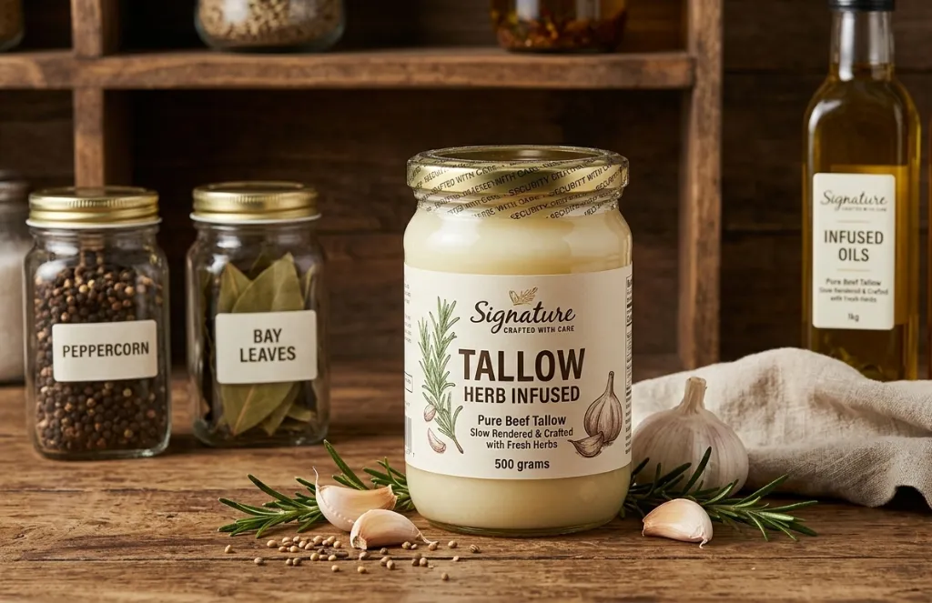 Signature Garlic Infused Tallow 500 Grams