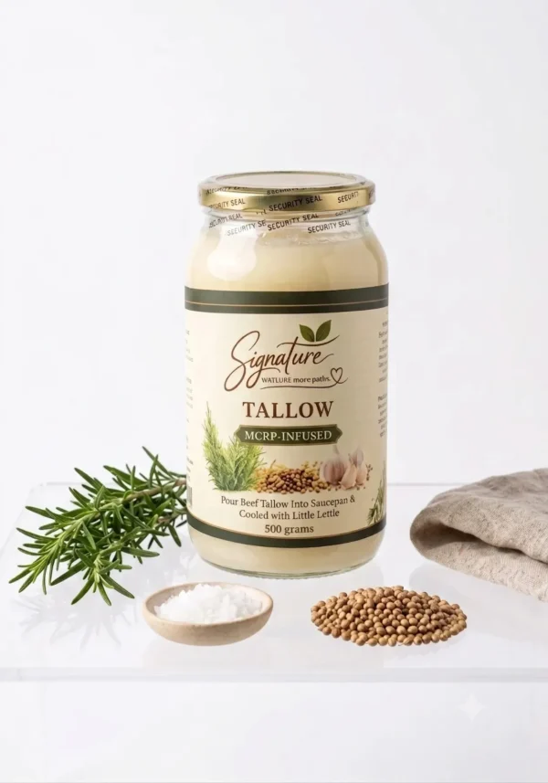 Signature Garlic Infused Tallow 500 Grams