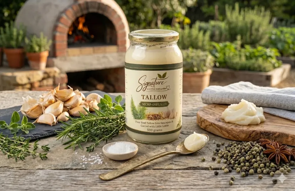Signature Garlic Infused Tallow 500 Grams