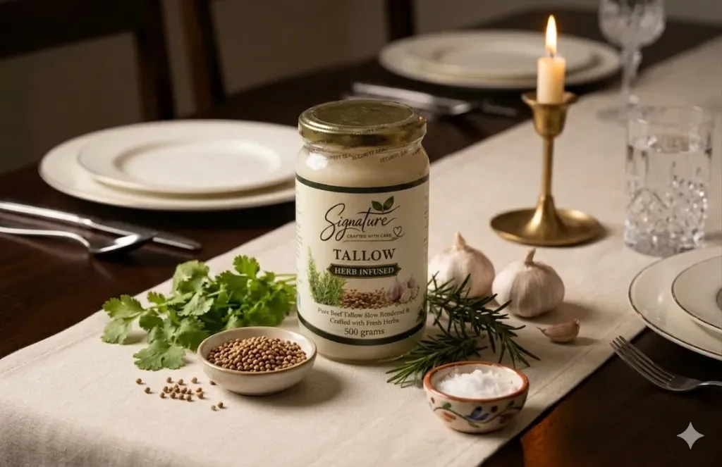 Signature Garlic Infused Tallow 500 Grams